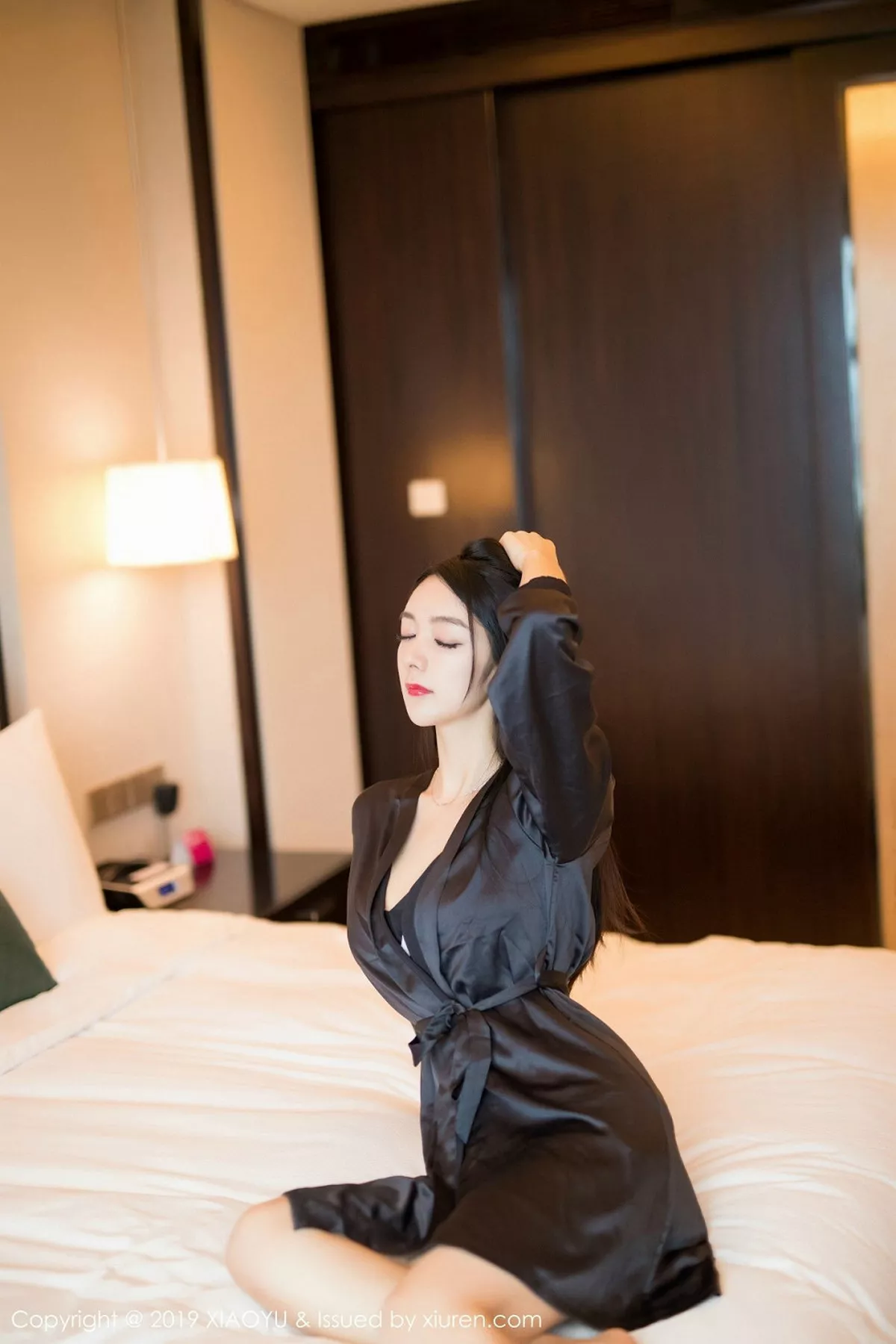 XIAOYU  语画界 Vol.103 Angela喜欢猫魅惑黑色内衣