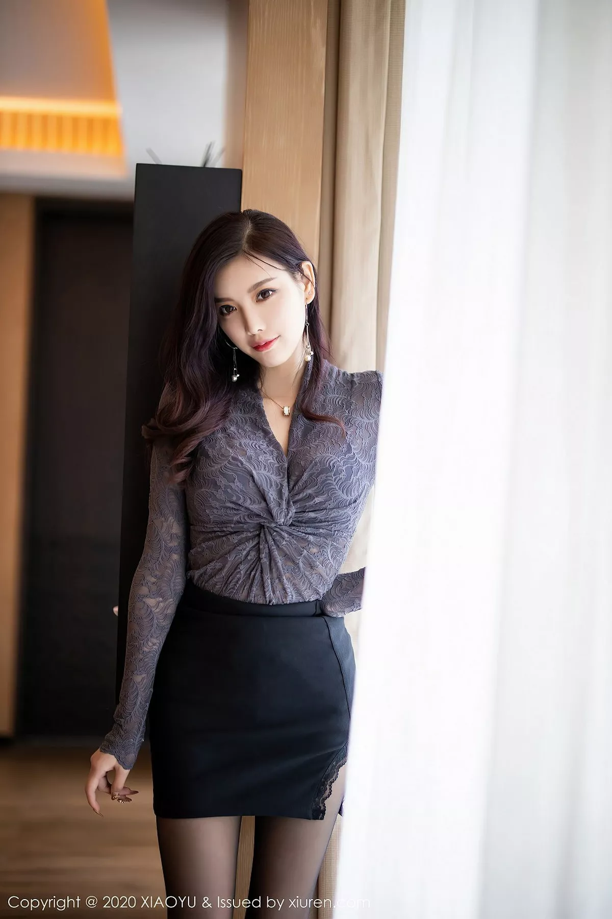 XIAOYU  语画界 Vol.372  黑丝美腿女神 杨晨晨