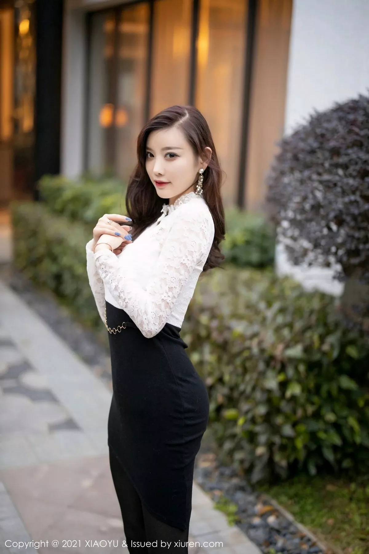 XIAOYU  语画界 Vol.462 女神写真 杨晨晨sugar 经典黑白制服