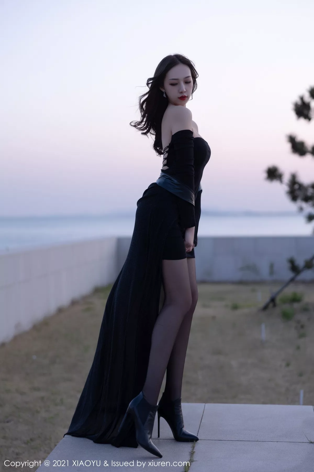 XIAOYU  语画界 Vol.580 极致丝足 郑颖姗 青岛旅拍写真3