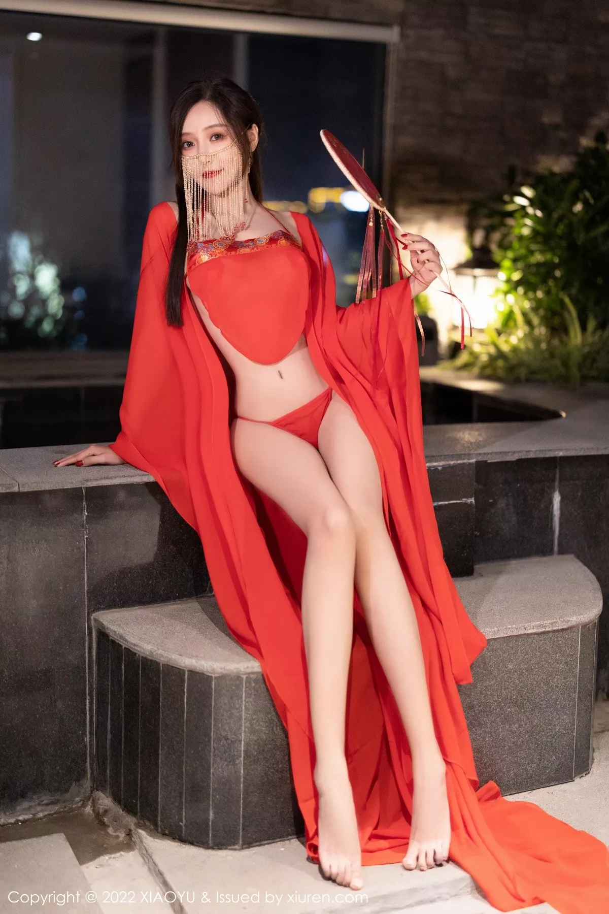 XIAOYU  语画界 Vol.708 古装肚兜湿身嬉戏 王馨瑶yanni 云南心愿旅拍111