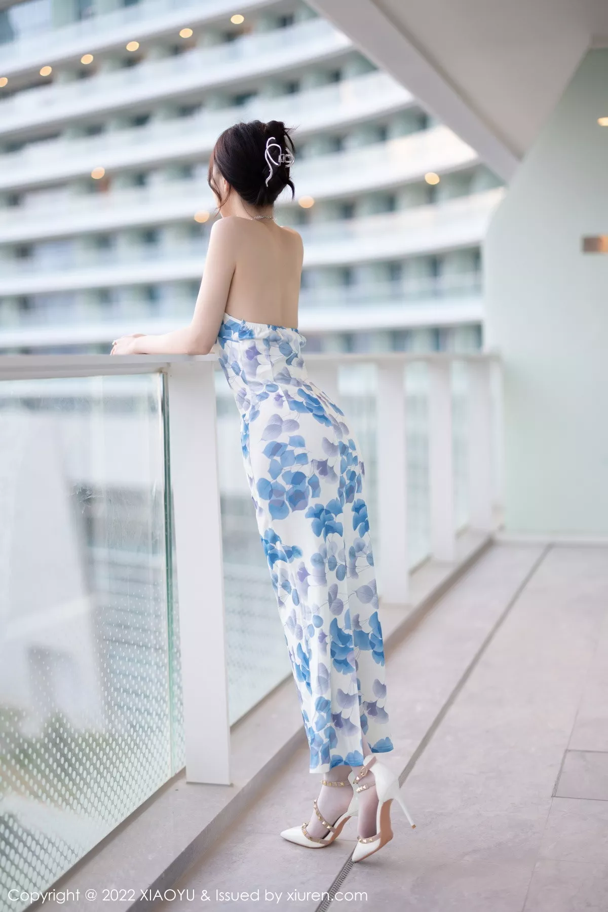XIAOYU  语画界 Vol.877  林星阑 连衣短裙白丝性感写真11