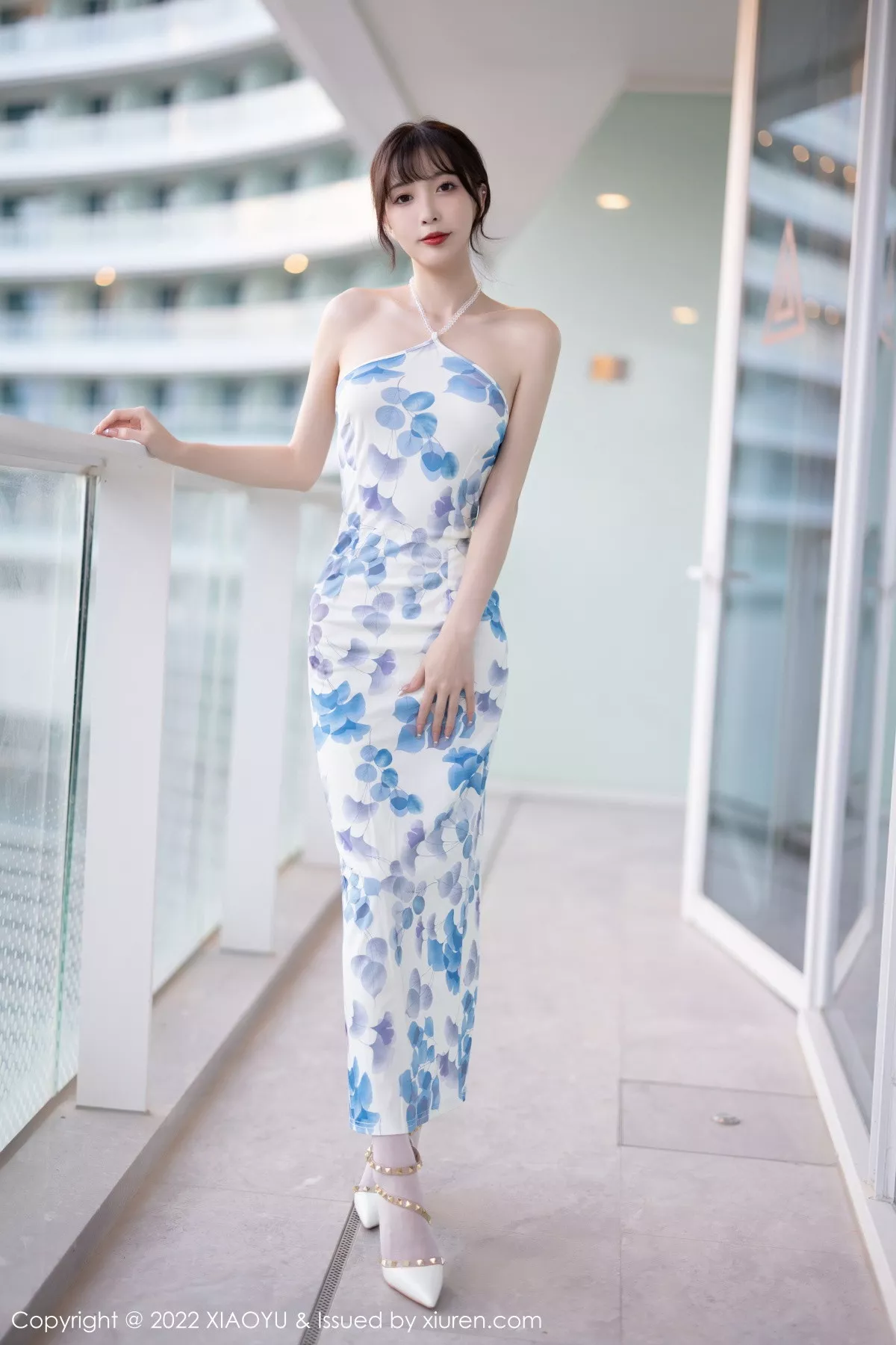 XIAOYU  语画界 Vol.877  林星阑 连衣短裙白丝性感写真11