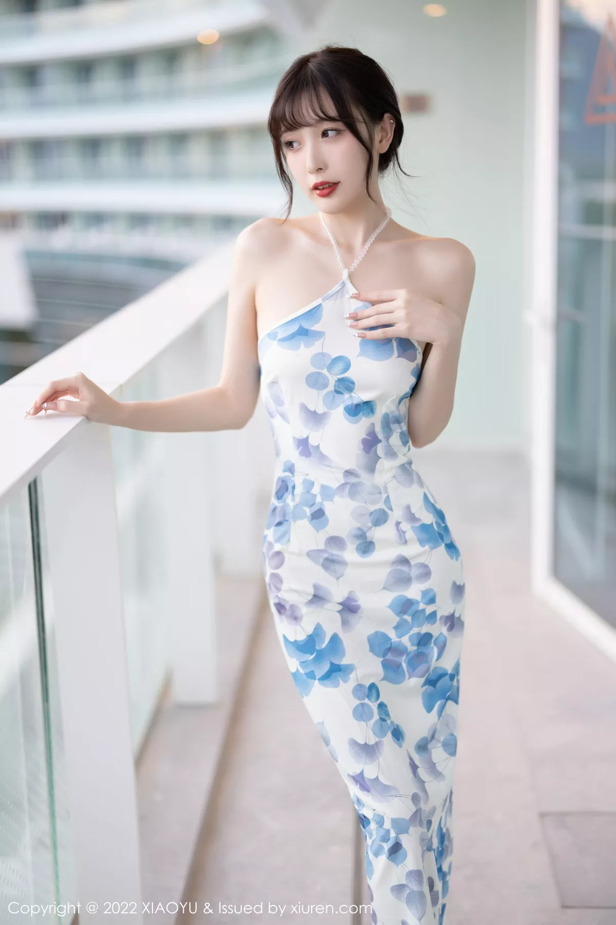 XIAOYU  语画界 Vol.877  林星阑 连衣短裙白丝性感写真11