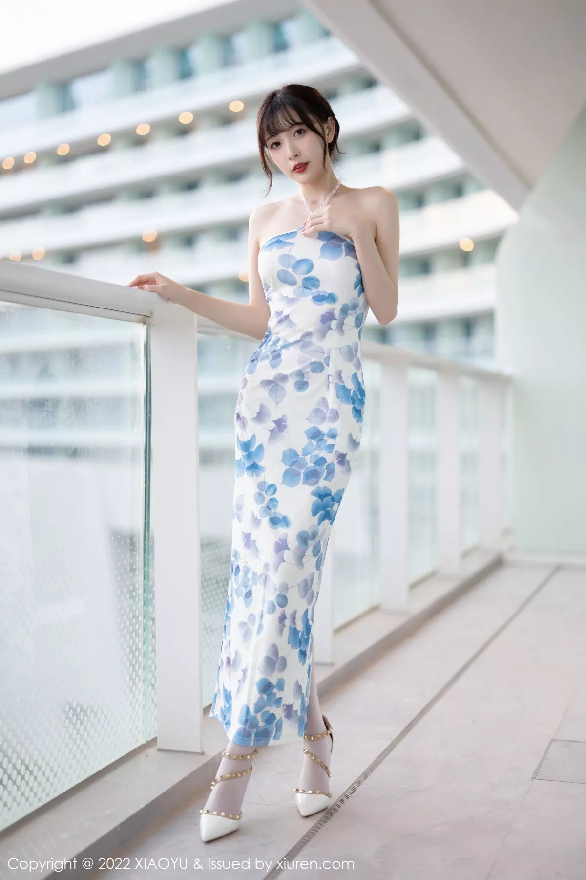 XIAOYU  语画界 Vol.877  林星阑 连衣短裙白丝性感写真11