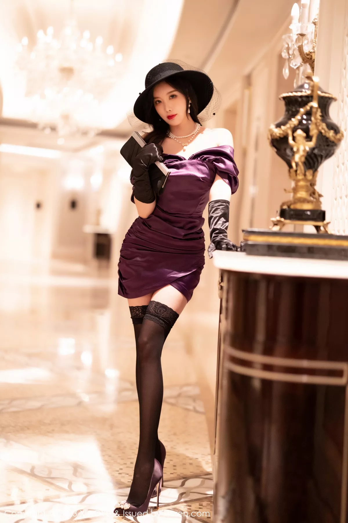 XIAOYU  语画界 Vol.963  杨晨晨Yome 淡紫色蕾丝内衣青海旅拍