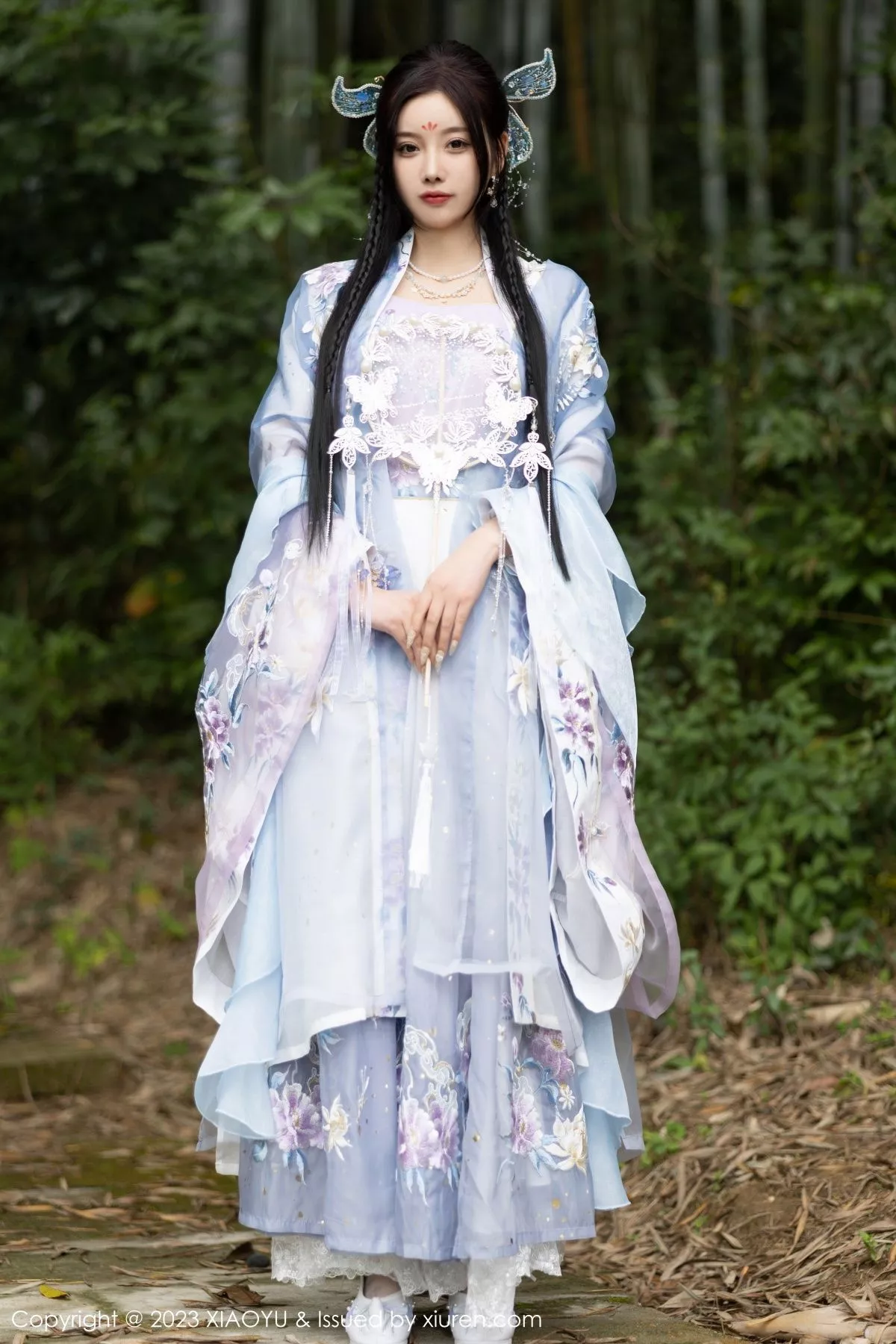 XIAOYU  语画界 Vol.970  杨晨晨Yome 蓝紫色古装服饰写真2