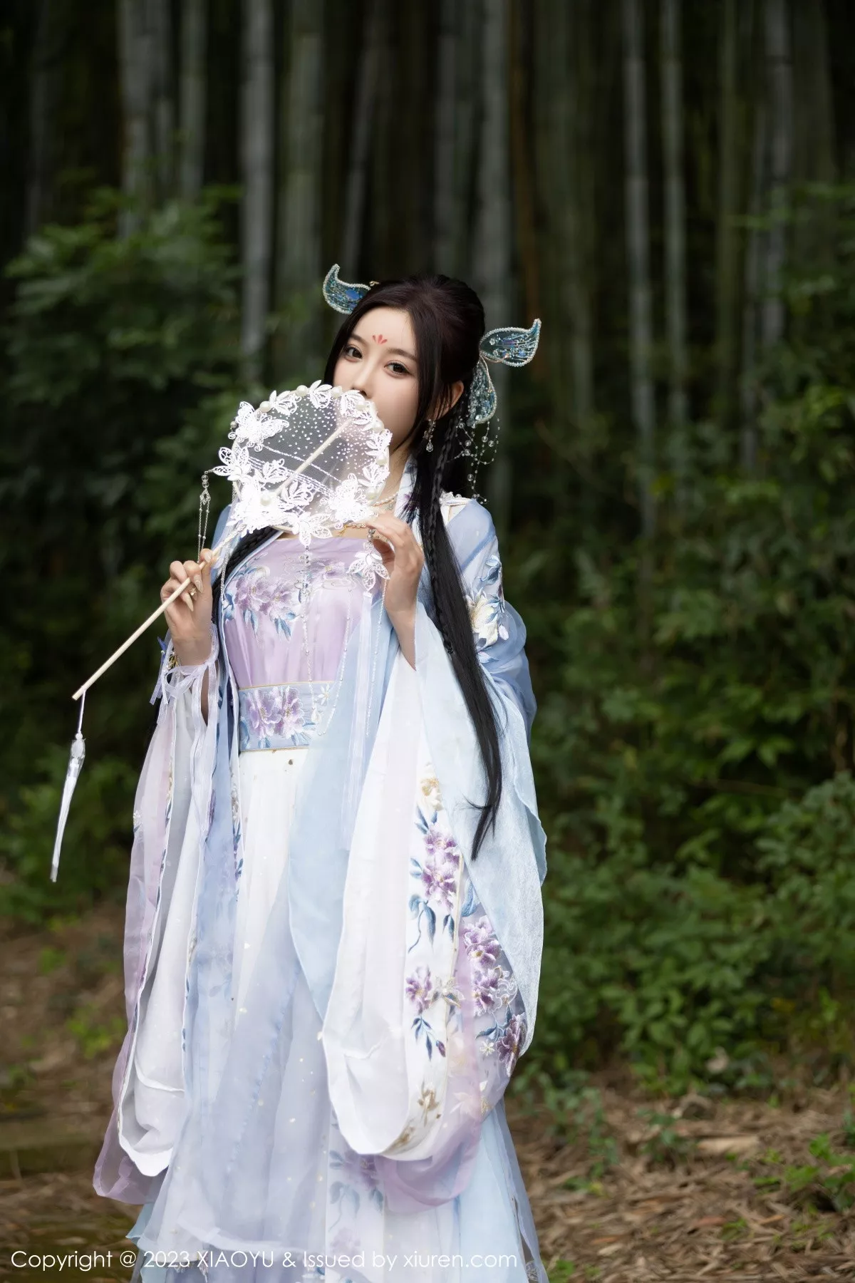 XIAOYU  语画界 Vol.970  杨晨晨Yome 蓝紫色古装服饰写真2
