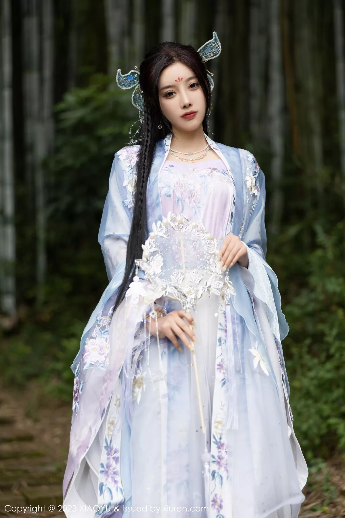 XIAOYU  语画界 Vol.970  杨晨晨Yome 蓝紫色古装服饰写真2
