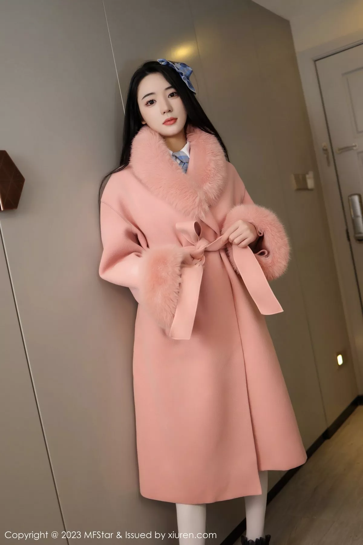 MFStar 模范学院 Vol.591 汐汐爱吃草莓 性感学妹制服