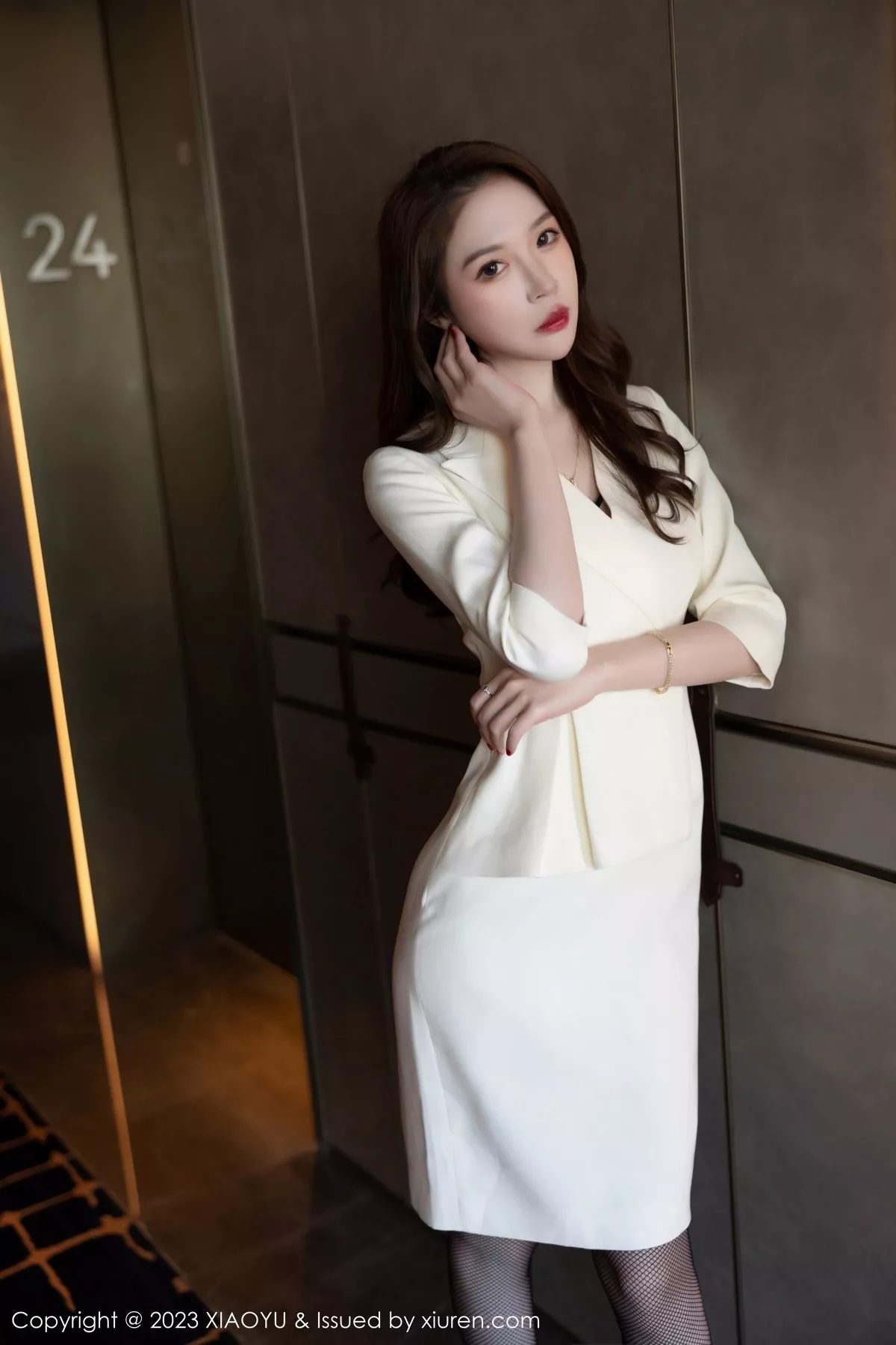 XIAOYU  语画界 Vol.977  梦心玥 黑丝网袜1