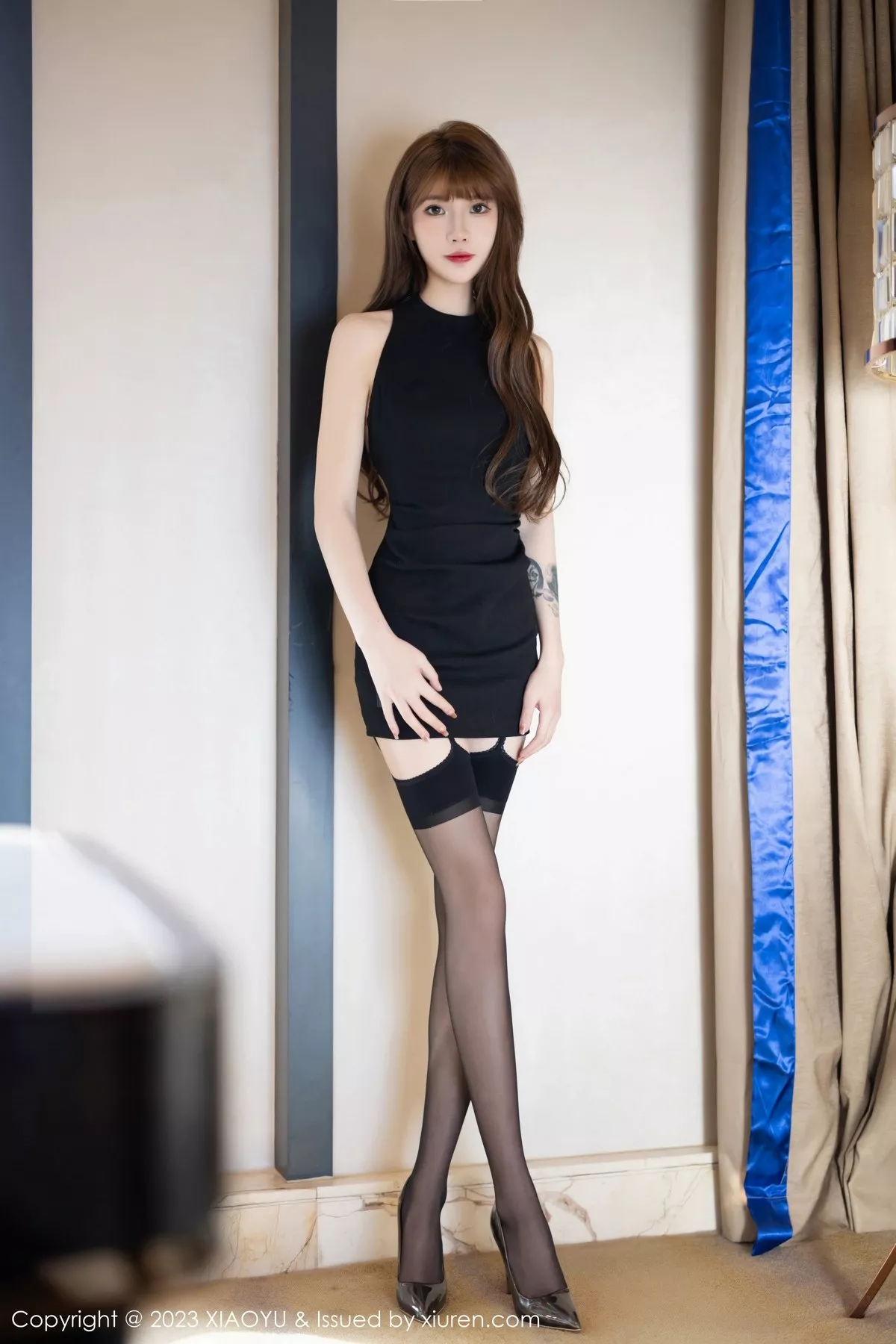 XIAOYU  语画界 Vol.1008  77qiqi 白色蕾丝情趣睡裙写真