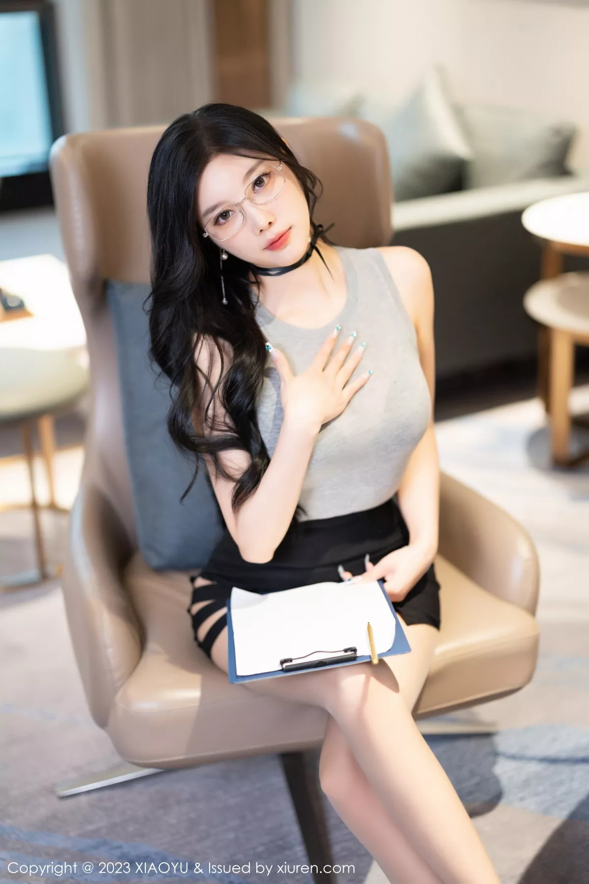 XIAOYU  语画  Vol.1117  杨晨晨Yome 薄纱情趣性感写真1