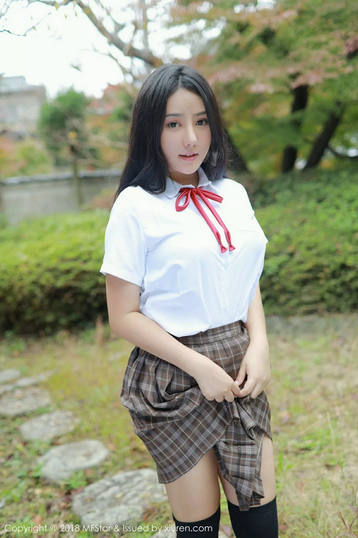 MFStar 模范学院 Vol.163 玛鲁娜 翘臀女神清纯学妹校园