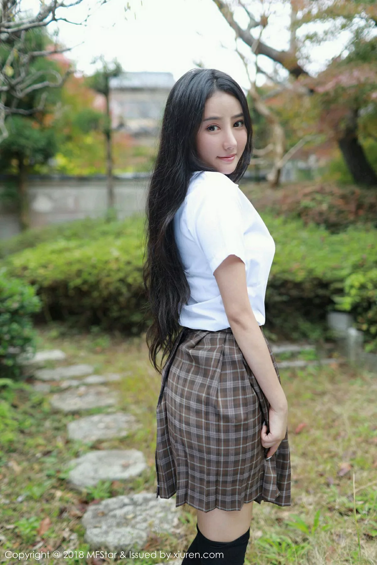 MFStar 模范学院 Vol.163 玛鲁娜 翘臀女神清纯学妹校园