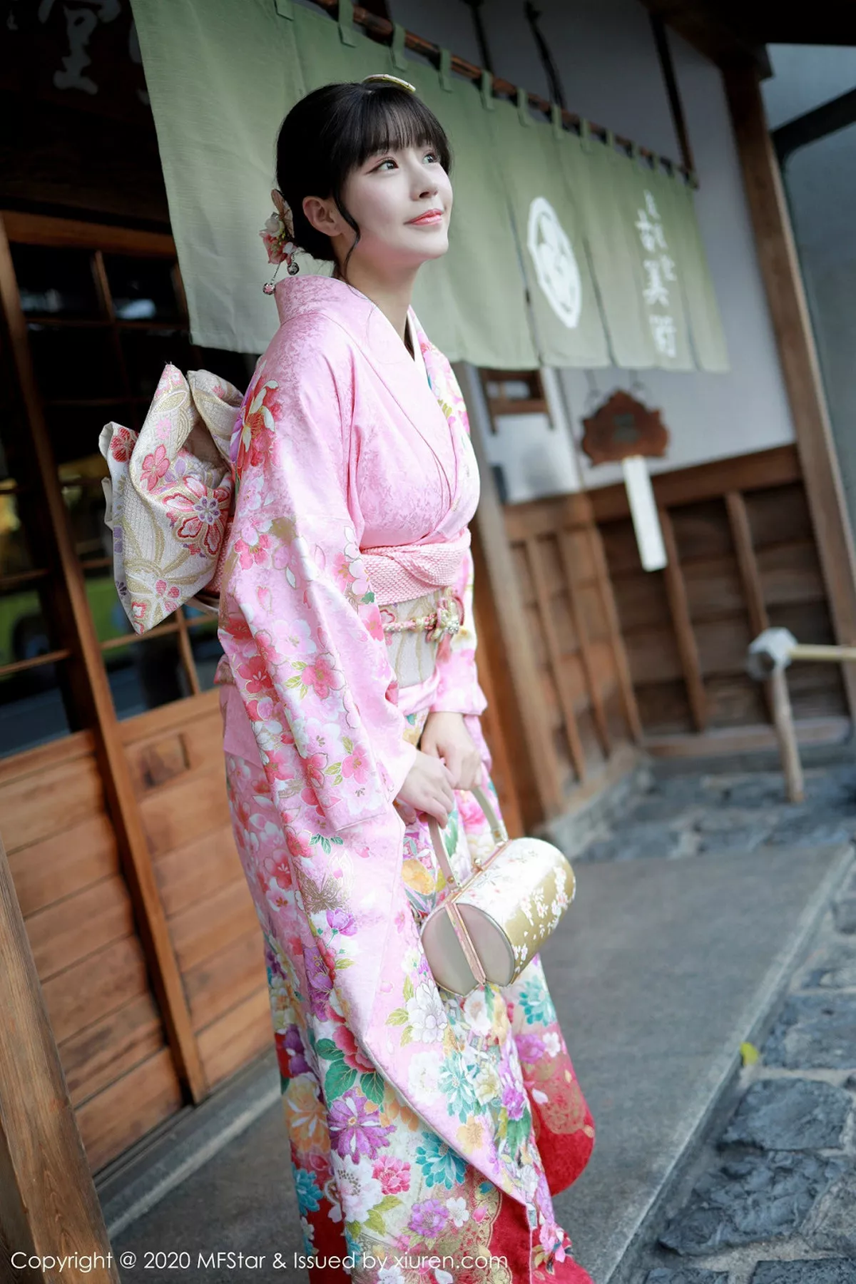 MFStar 模范学院 Vol.254 绚丽和服 朱可儿Flower 日本旅拍写真