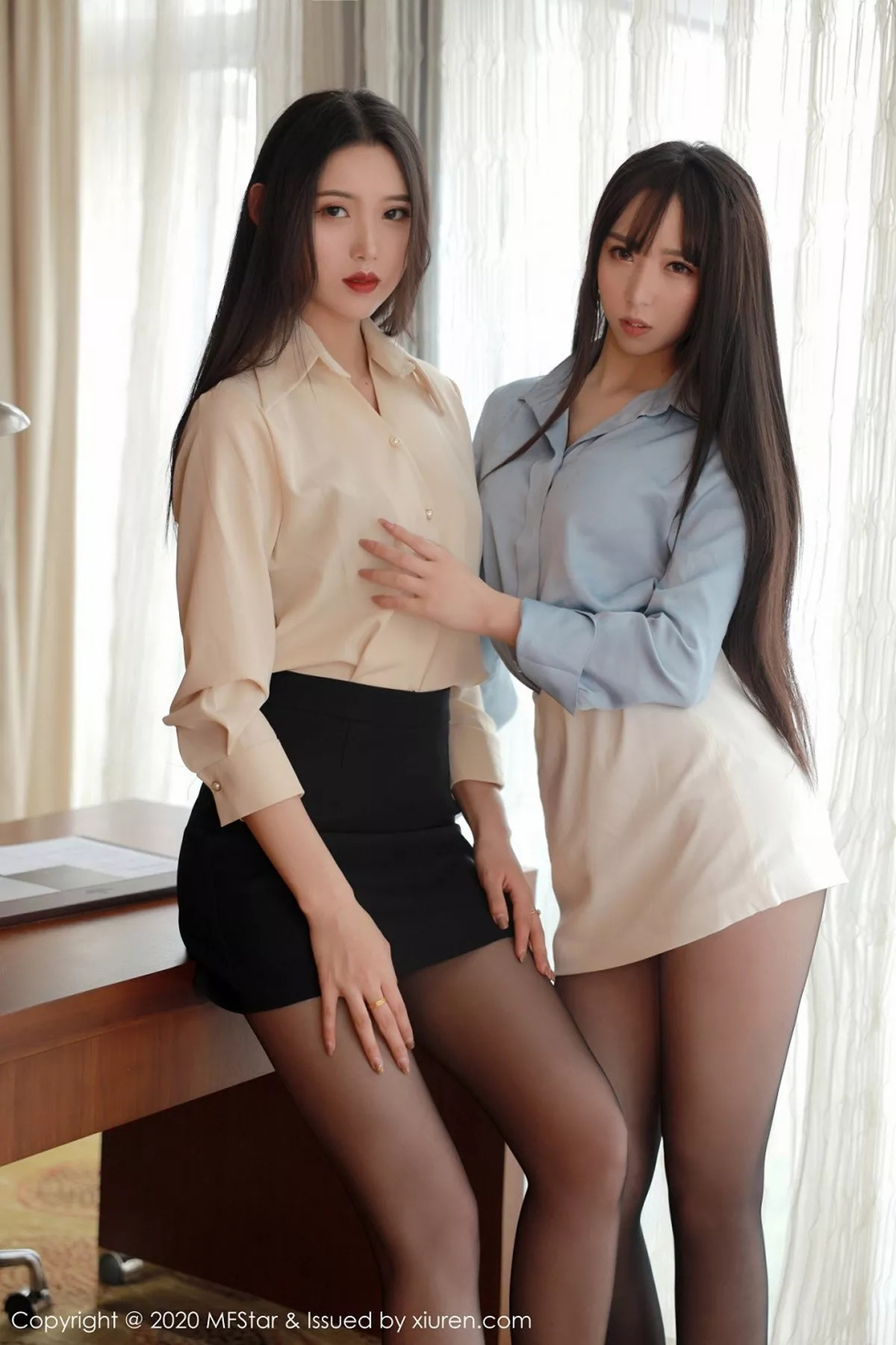 MFStar 模范学院 Vol.348  模特合辑双人特辑职业秘书