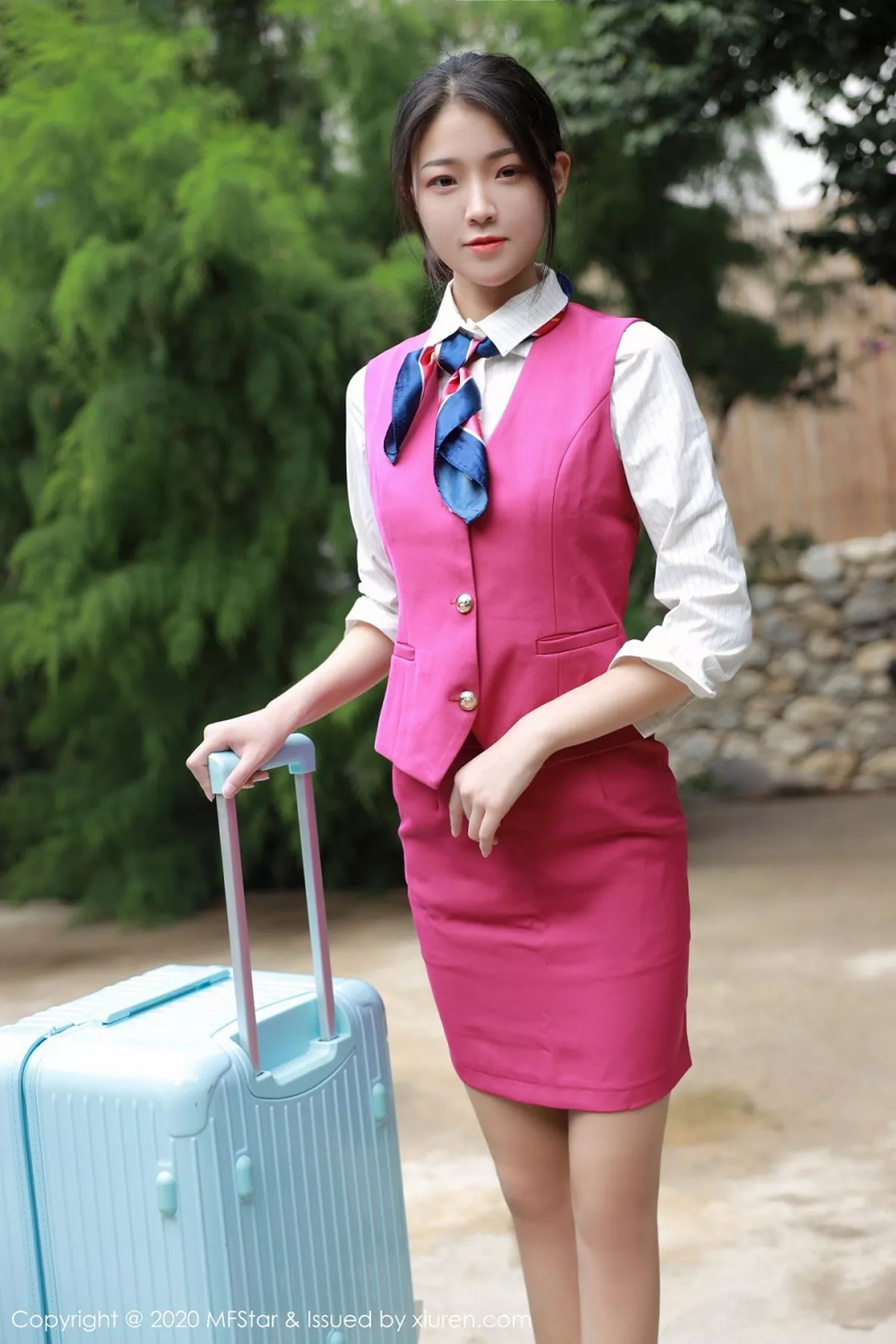 MFStar 模范学院 Vol.356  空乘制服 laura苏雨彤 性感系列