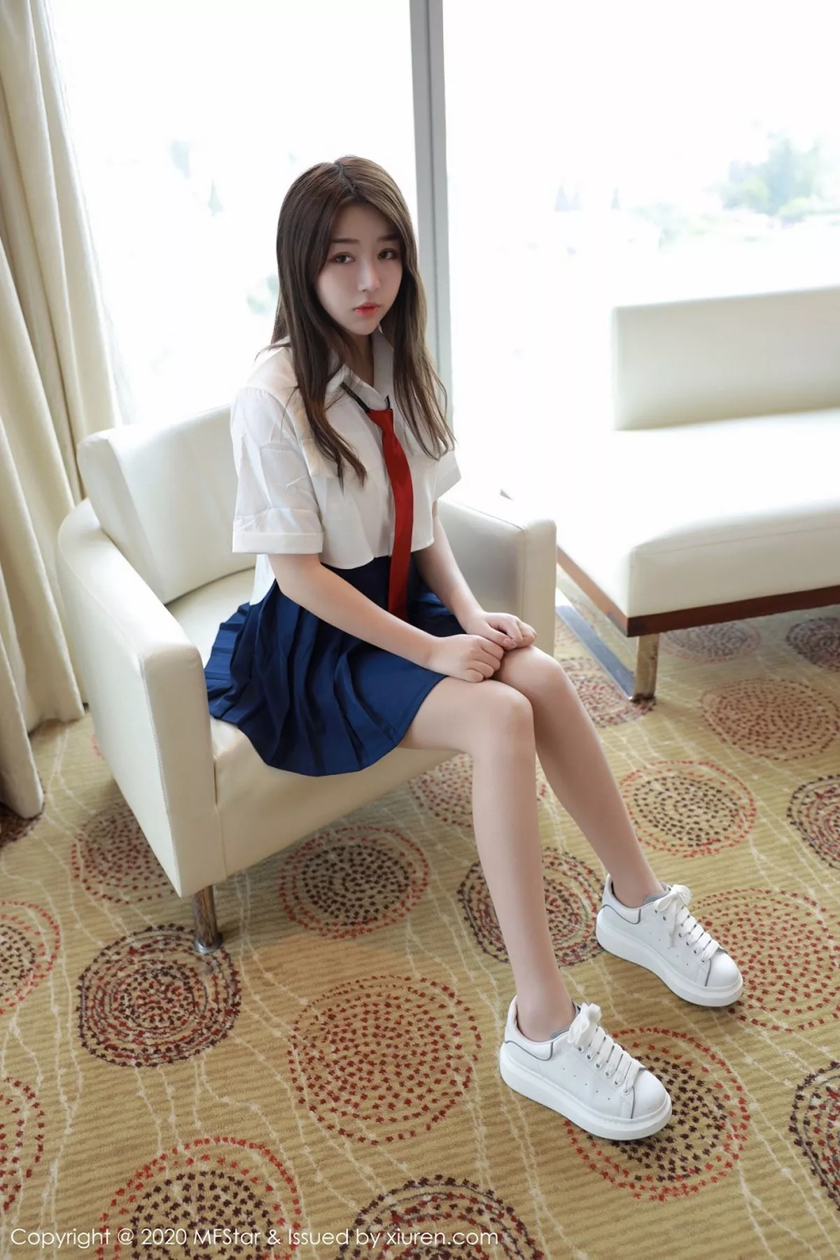 MFStar 模范学院 Vol.362  jk制服 梦梵 清秀美女