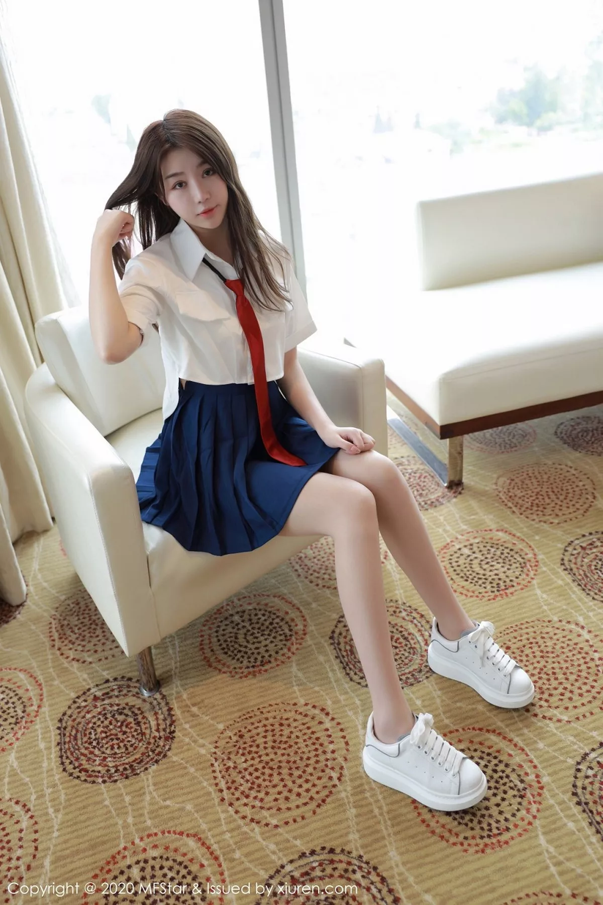 MFStar 模范学院 Vol.362  jk制服 梦梵 清秀美女