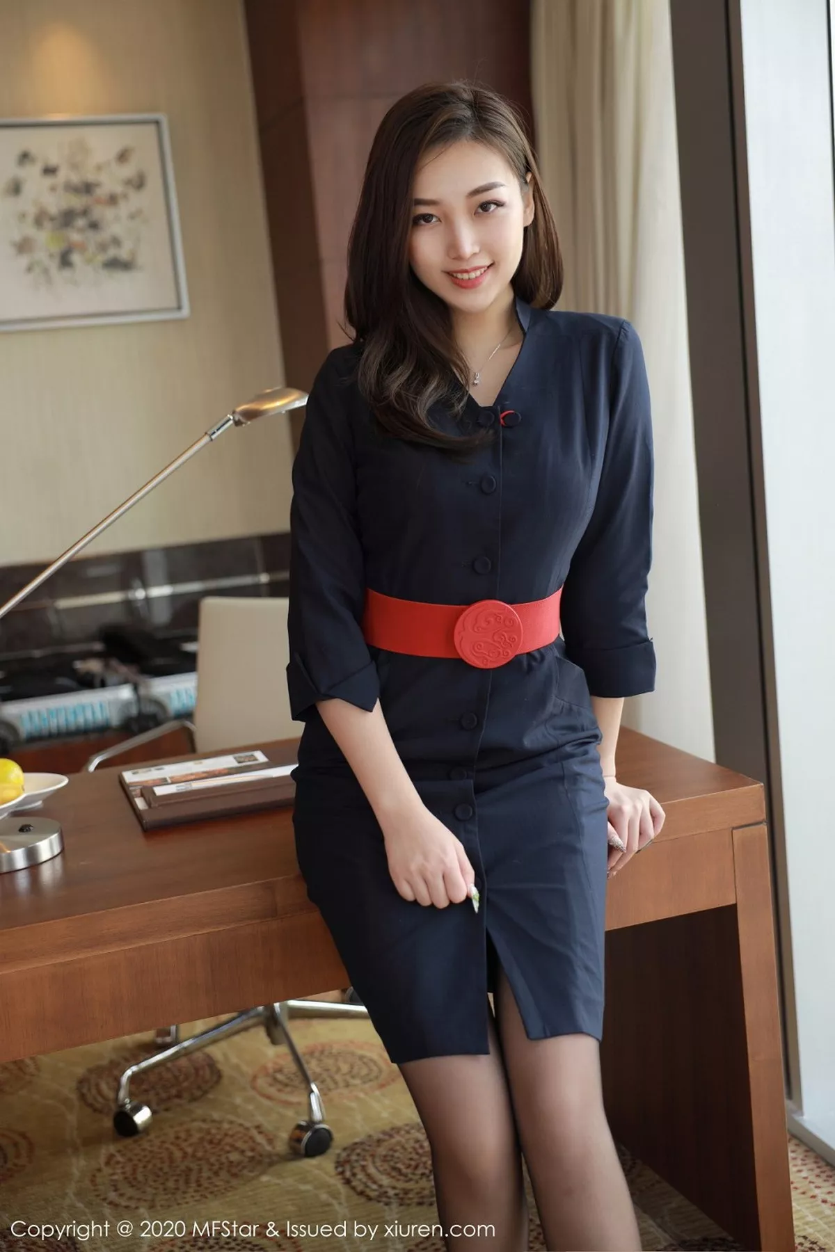 MFStar 模范学院 Vol.404  空姐空乘制服 郑颖姗  新人模特