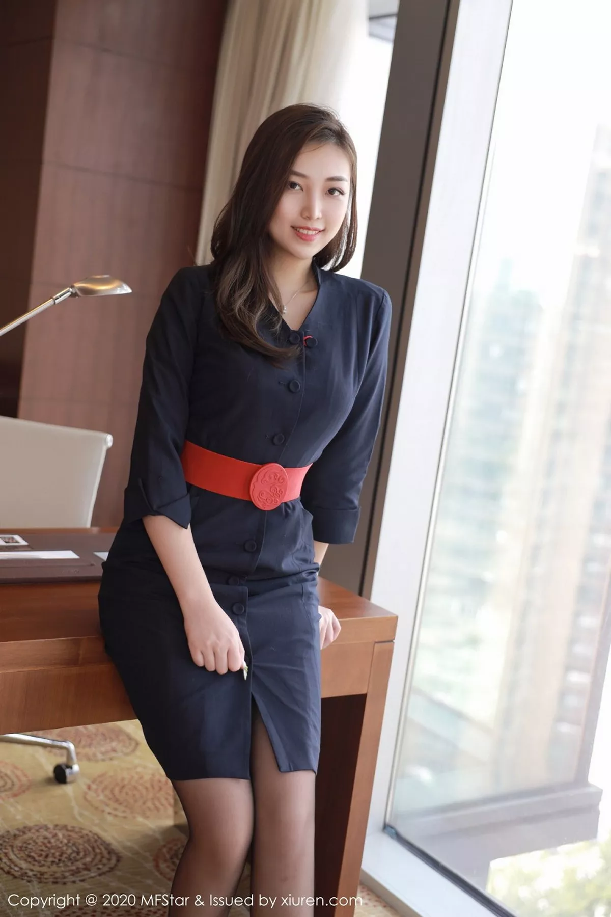 MFStar 模范学院 Vol.404  空姐空乘制服 郑颖姗  新人模特