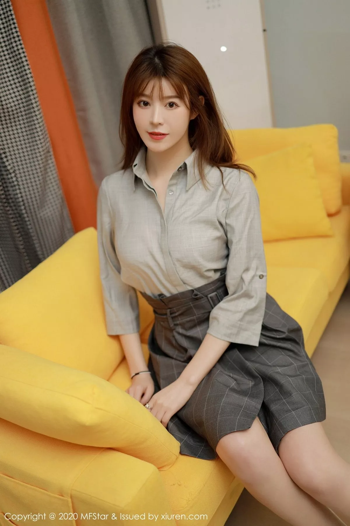 MFStar 模范学院 Vol.424  灰色职业制服 优优