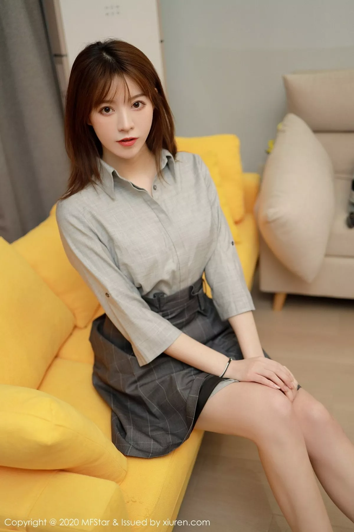MFStar 模范学院 Vol.424  灰色职业制服 优优