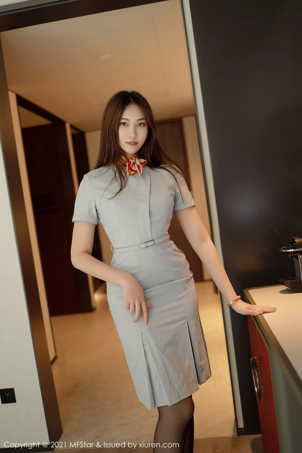 MFStar 模范学院 Vol.454  蕾丝吊袜 郑颖姗bev