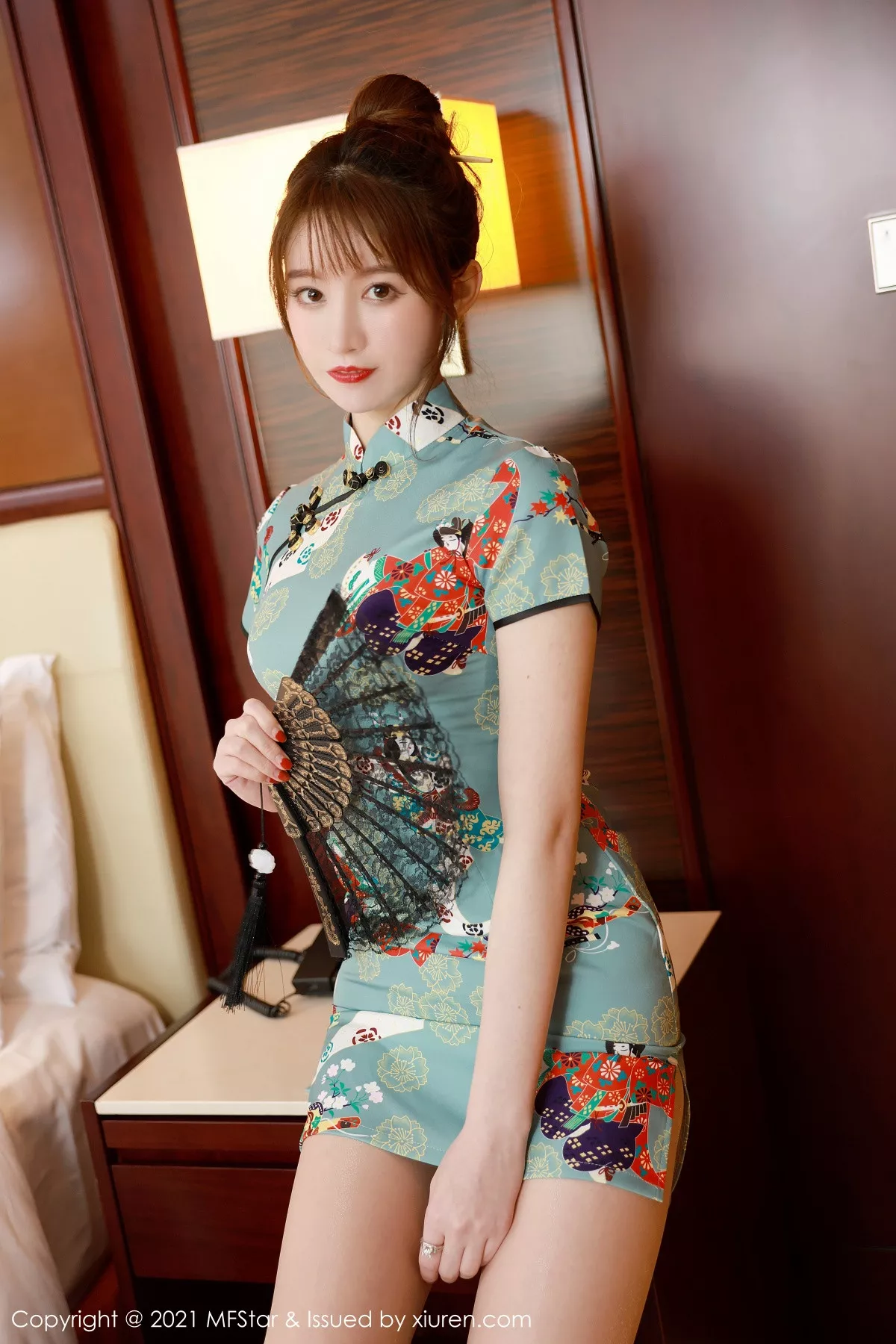 MFStar 模范学院 Vol.471 性感旗袍  yoo优优 三亚旅拍写真