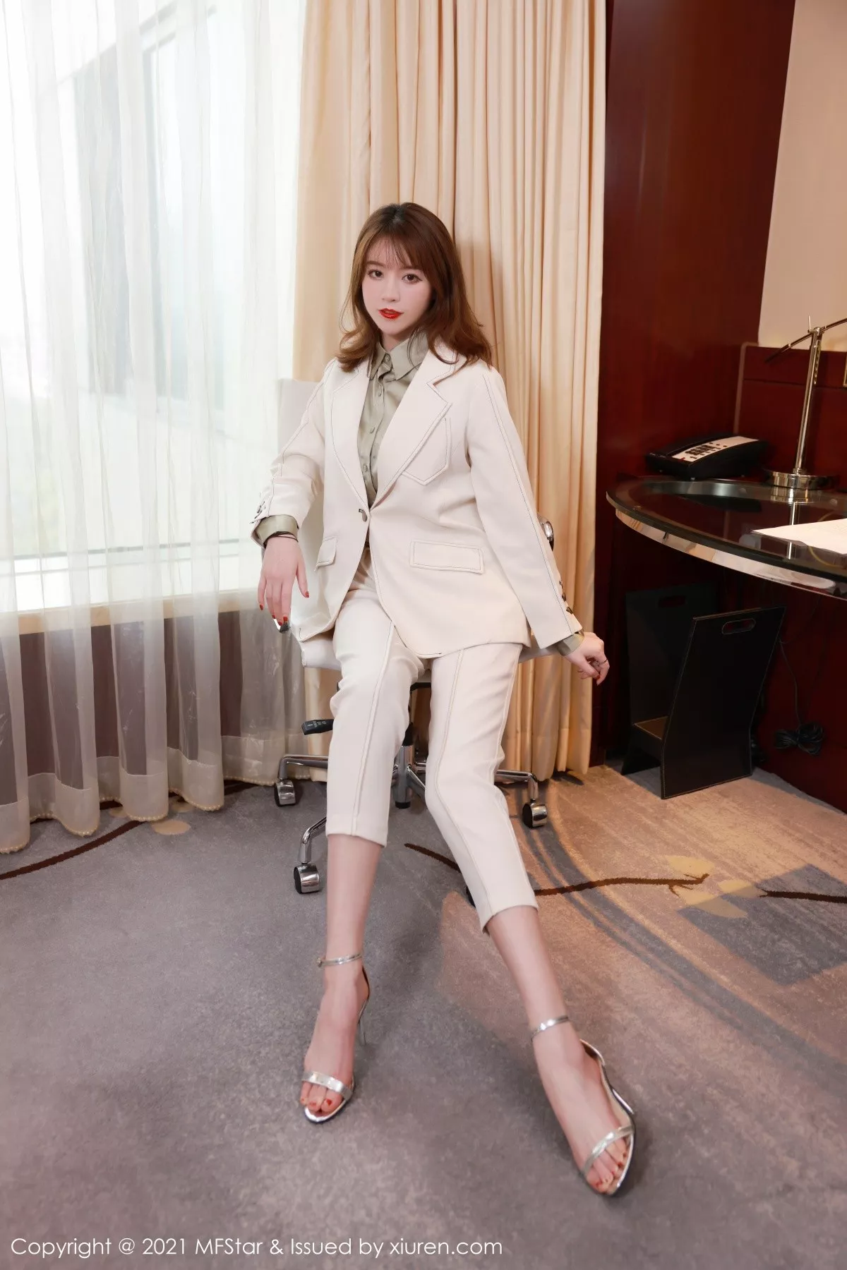 MFStar 模范学院 Vol.485 狂野动人豹纹内衣 yoo优优 性感写真