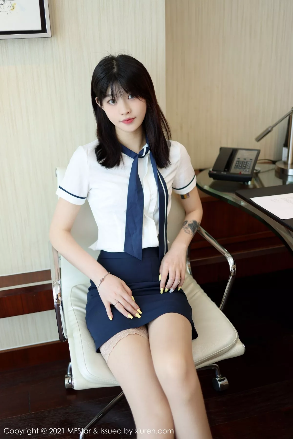 MFStar 模范学院 Vol.516 学生装系列新人模特 77qiqi 首套写真33