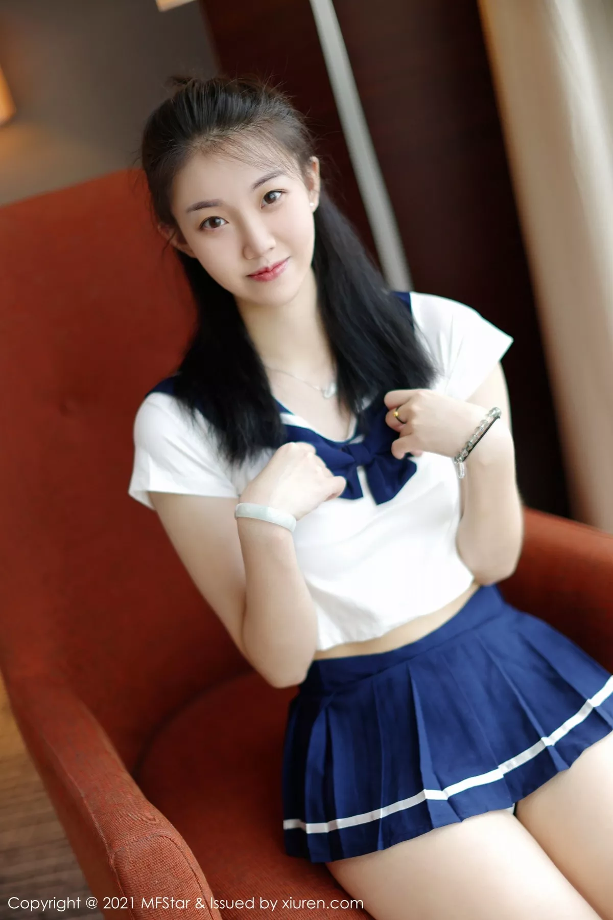 MFStar 模范学院 Vol.526 JK制服新人模特 一颗甜蛋黄a 1