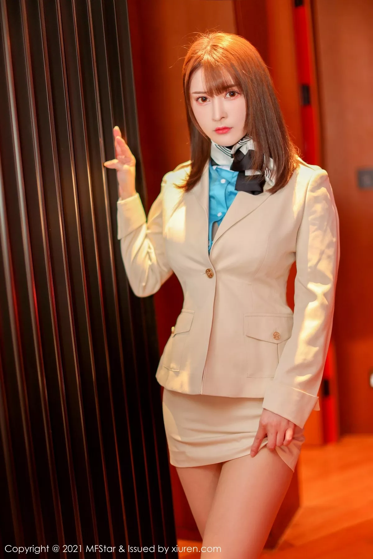MFStar 模范学院 Vol.534 职业装OL  蔡文钰Abby 性感写真