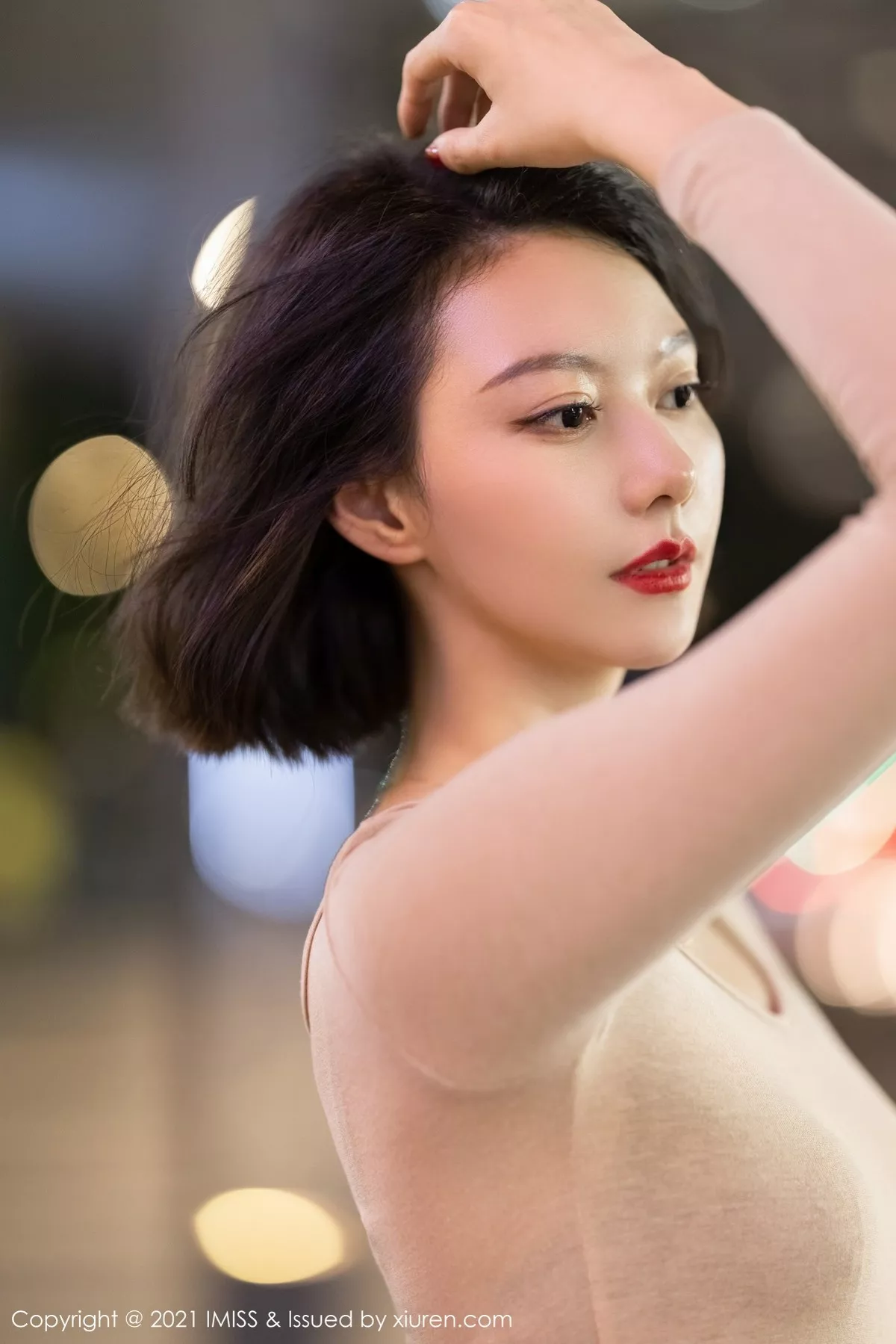 IMiss 爱蜜社 Vol.600 外拍牛仔  艺轩 气质美女写真2