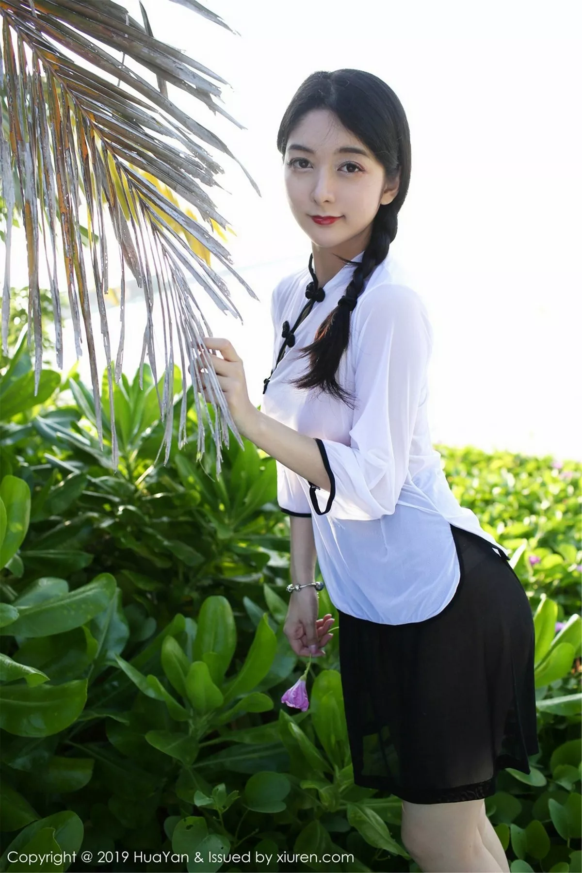 HuaYan 花の颜 Vol.065 Angela喜欢猫 清纯模特制服