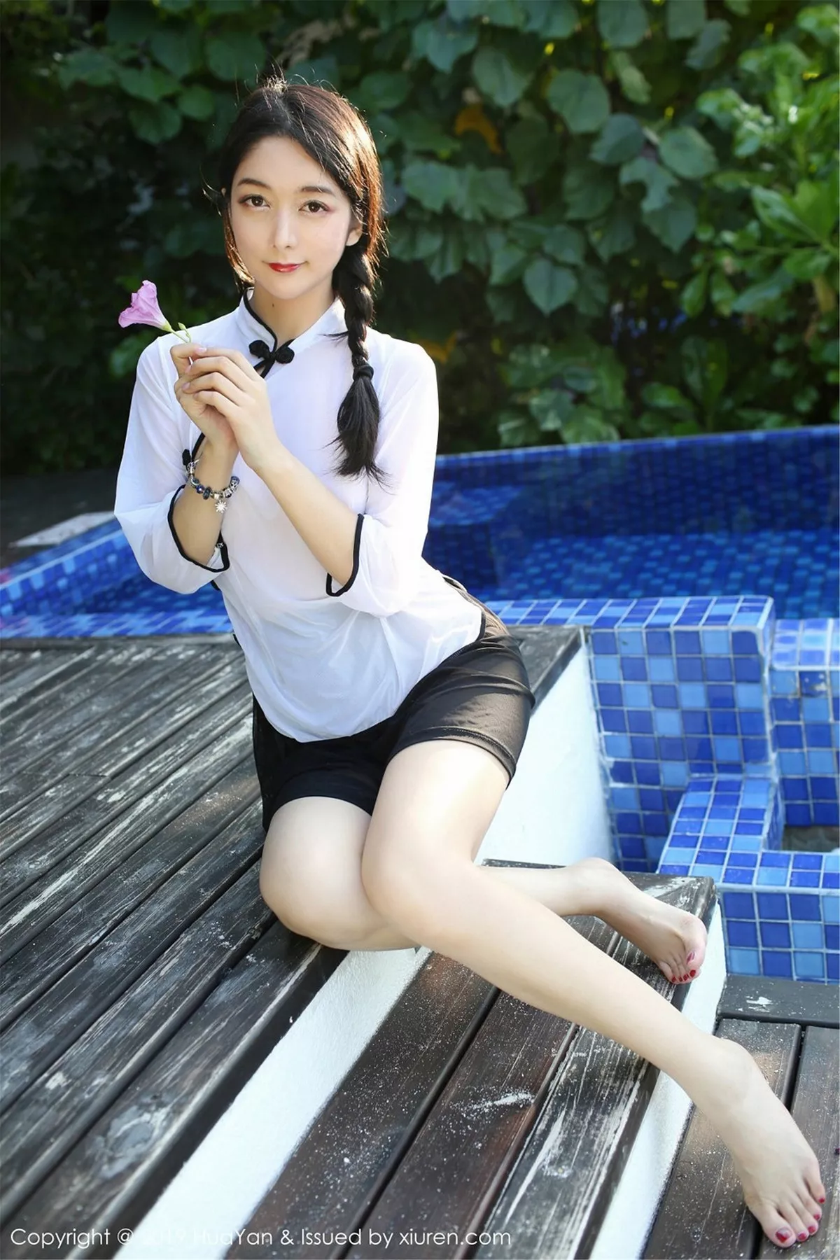 HuaYan 花の颜 Vol.065 Angela喜欢猫 清纯模特制服